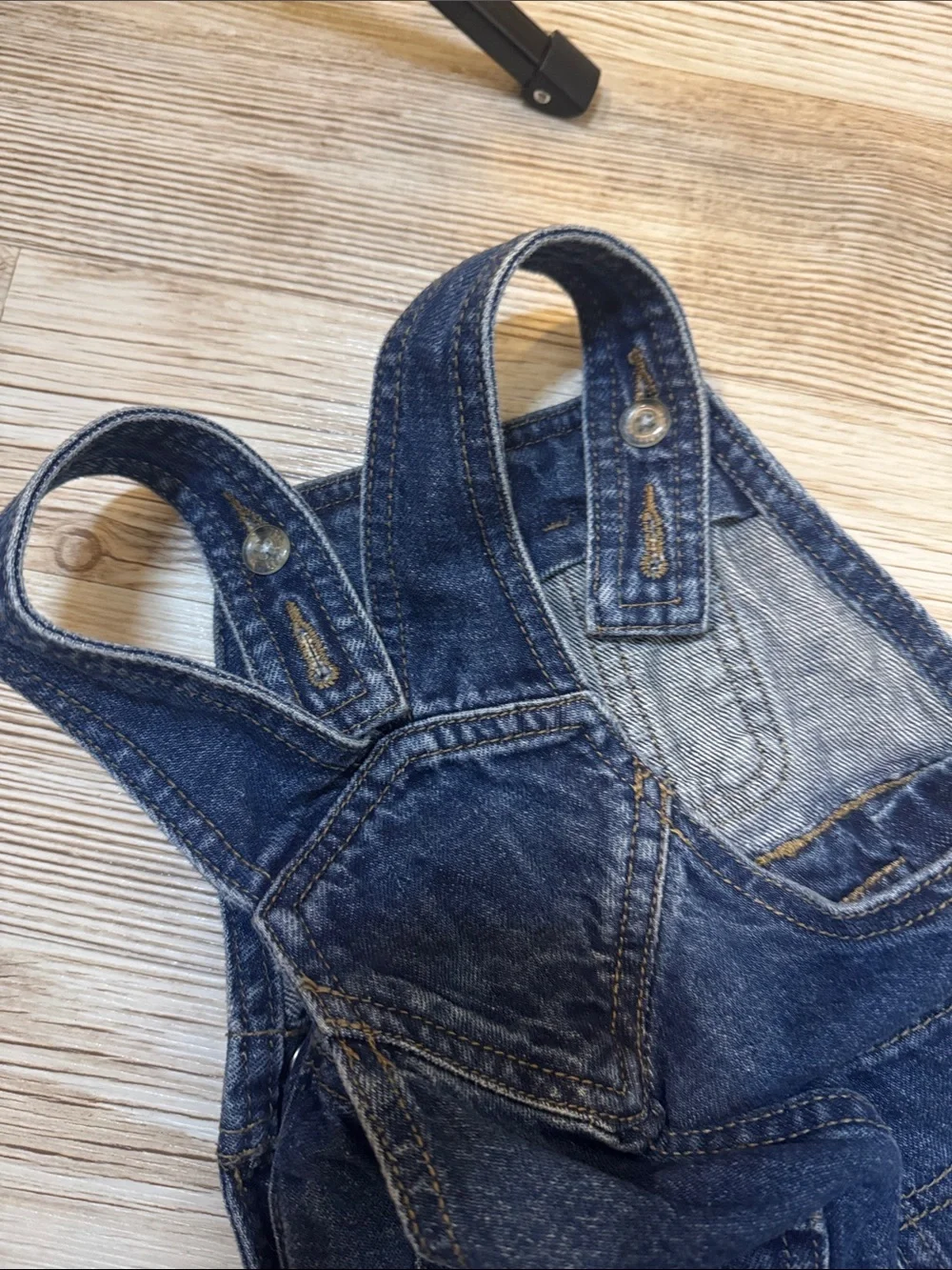 Old Navy Dark Blue Denim Kids Overalls